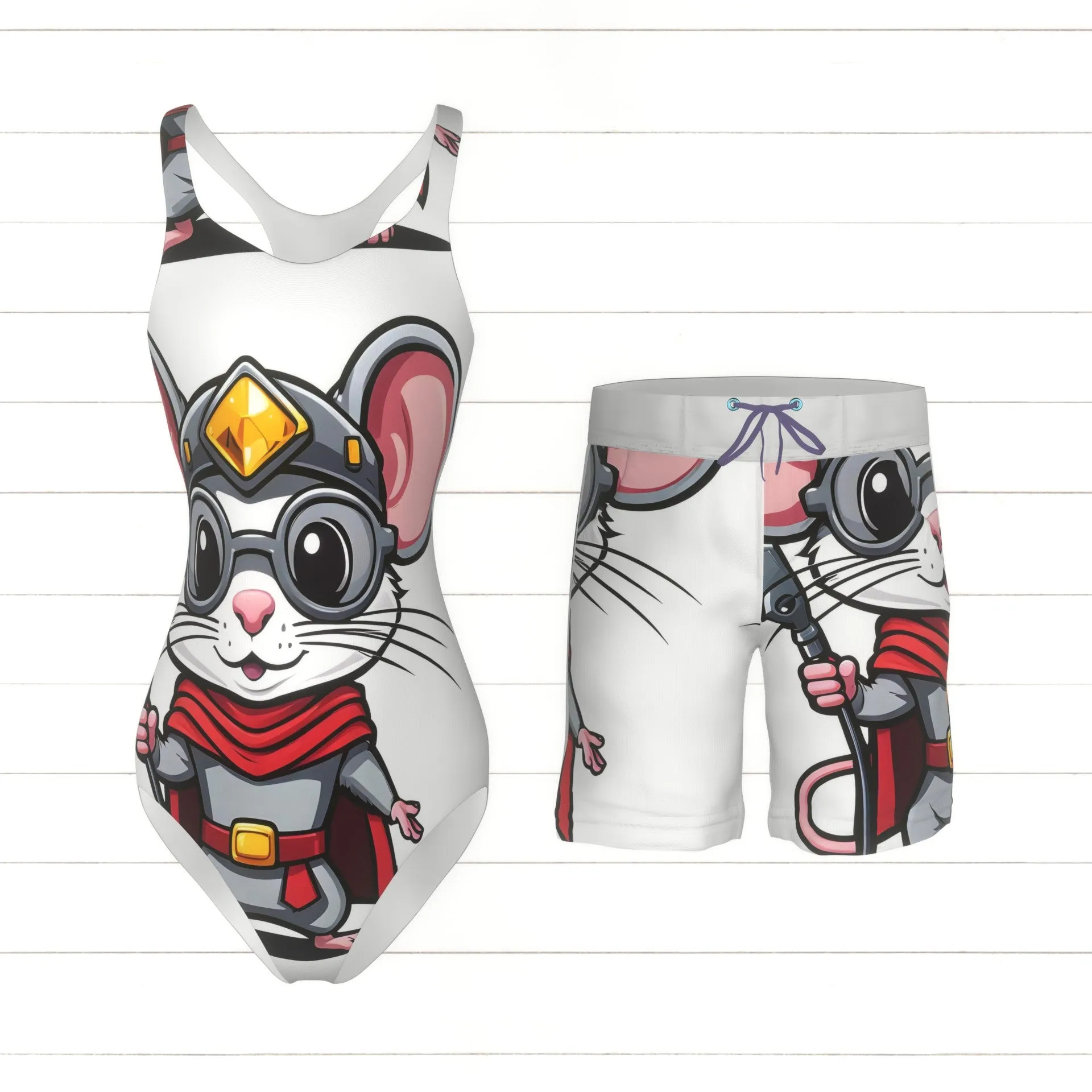 Adorable rat cartoon: charm in every whisker. Perfect for a touch of cuteness in any space!