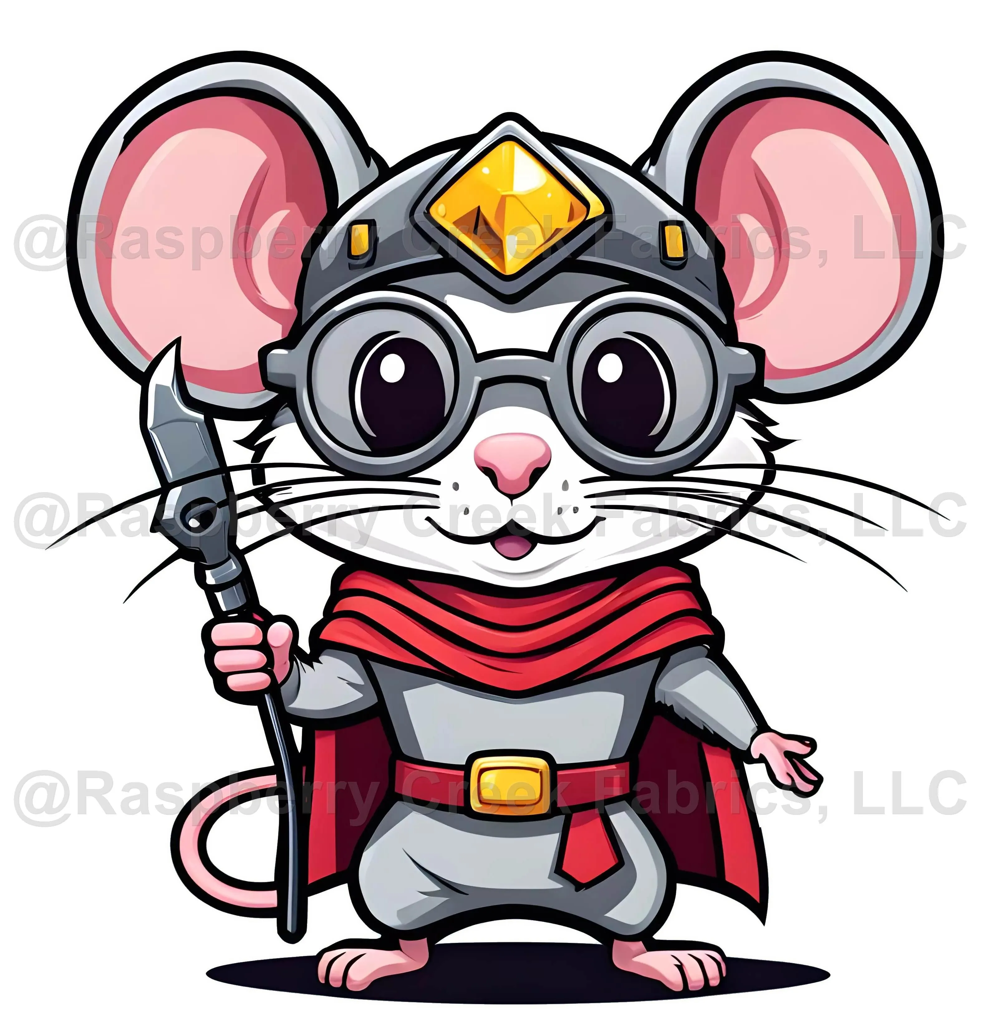 Adorable rat cartoon: charm in every whisker. Perfect for a touch of cuteness in any space!