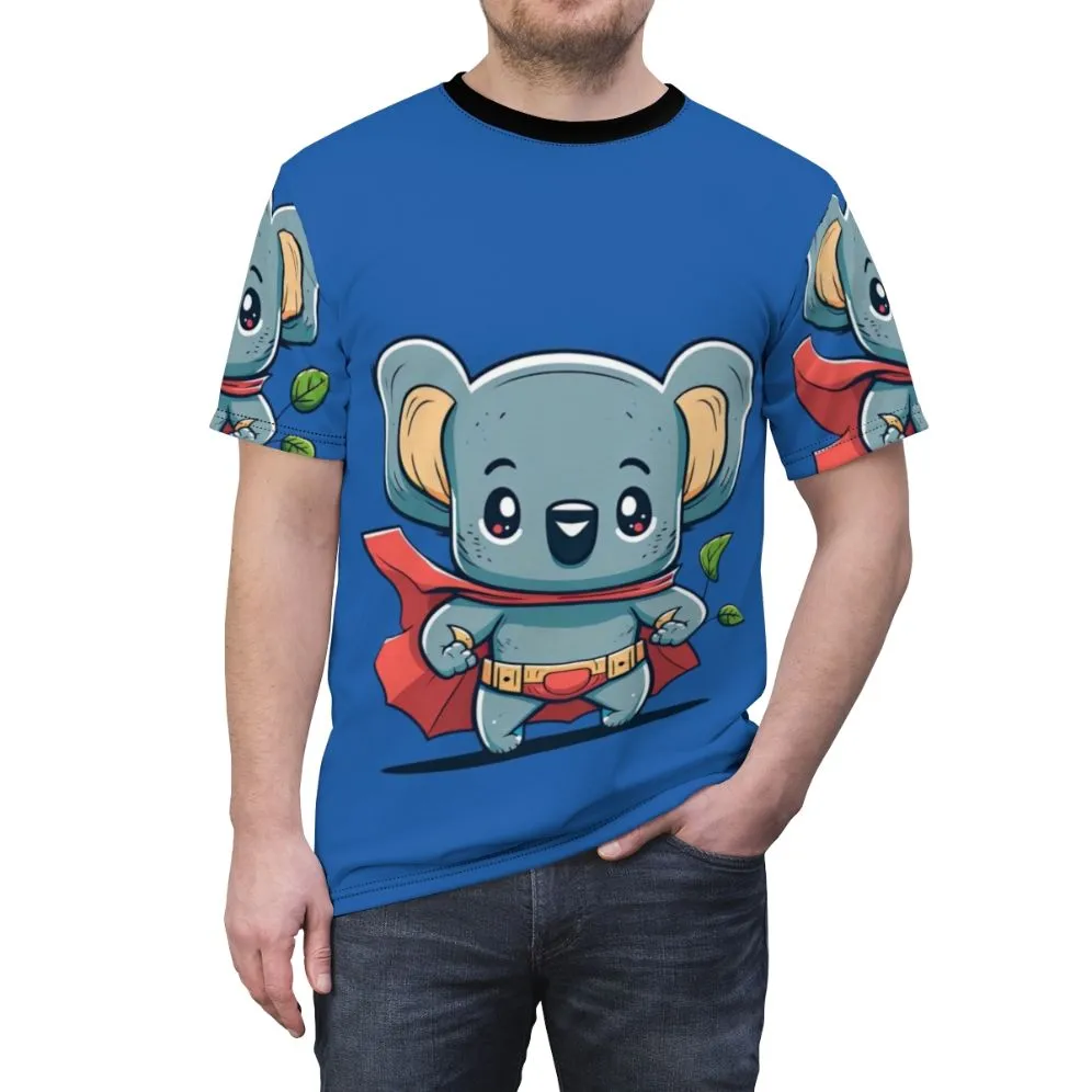 Adorable Superhero Koala Graphic T-Shirt for Kids and Adults