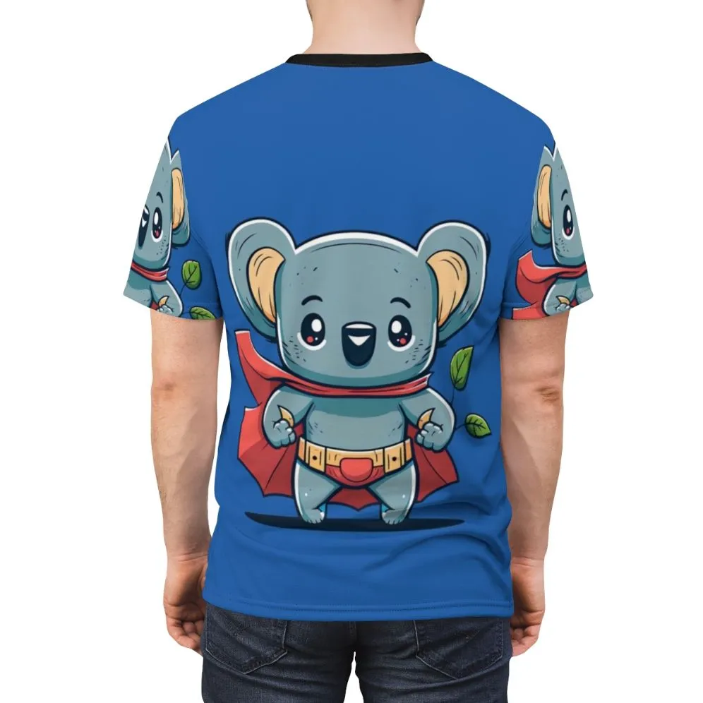 Adorable Superhero Koala Graphic T-Shirt for Kids and Adults