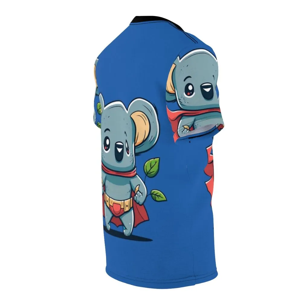 Adorable Superhero Koala Graphic T-Shirt for Kids and Adults