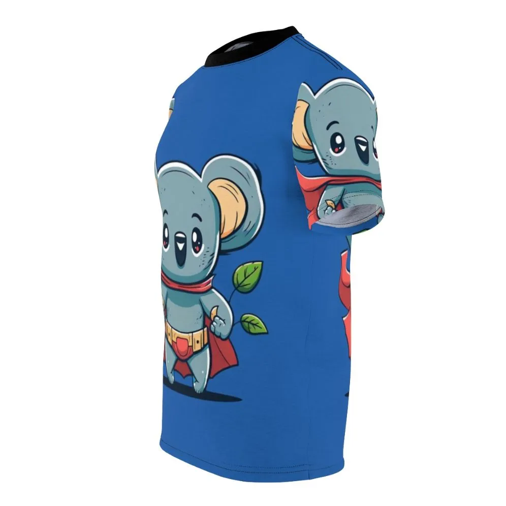 Adorable Superhero Koala Graphic T-Shirt for Kids and Adults