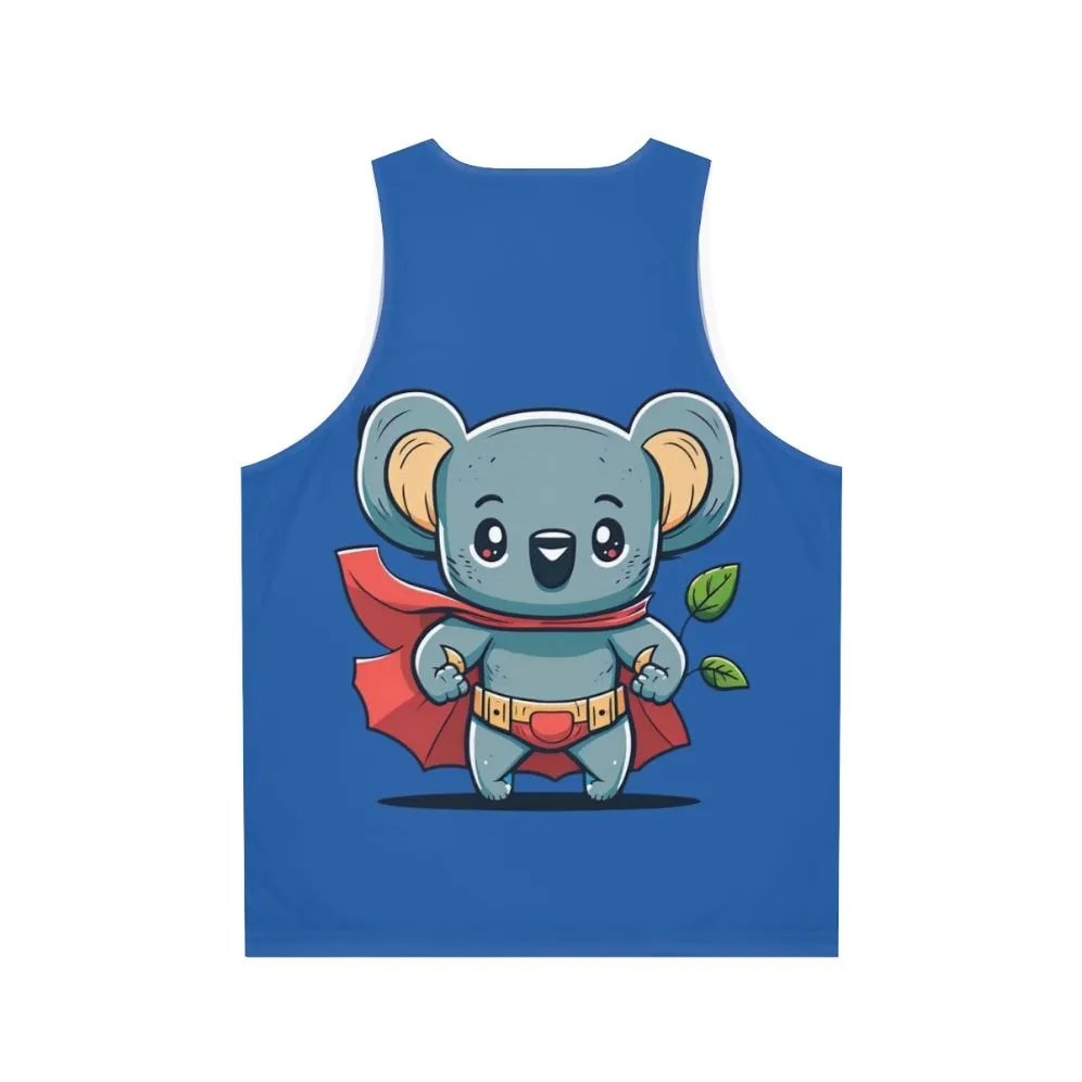 Adorable Superhero Koala Unisex Tank Top