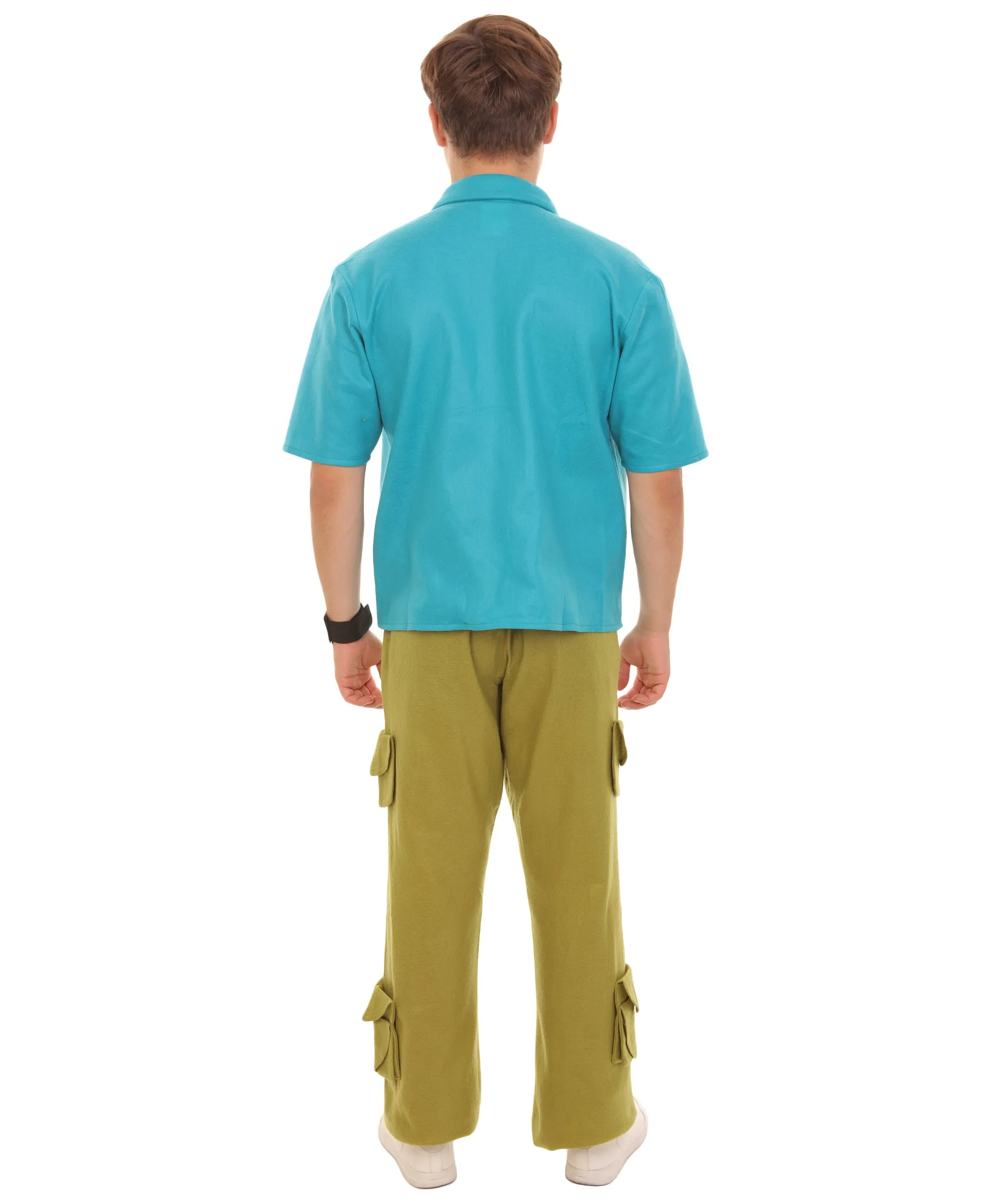 Adult Men’s Cartoon Character Green Super Smarty Pants Costume | All Sizes