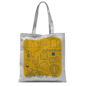 Adventure (Orange) Sublimation Tote Bag