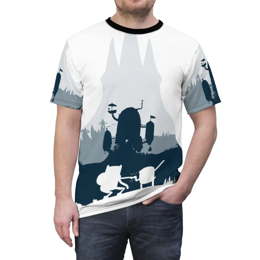 Adventure Time Inspired Ice King Silhouette T-Shirt