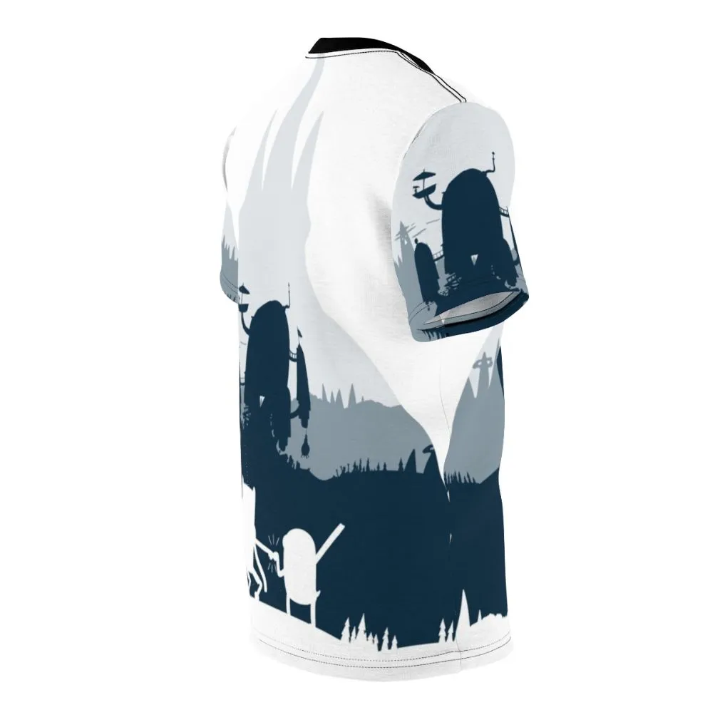 Adventure Time Inspired Ice King Silhouette T-Shirt