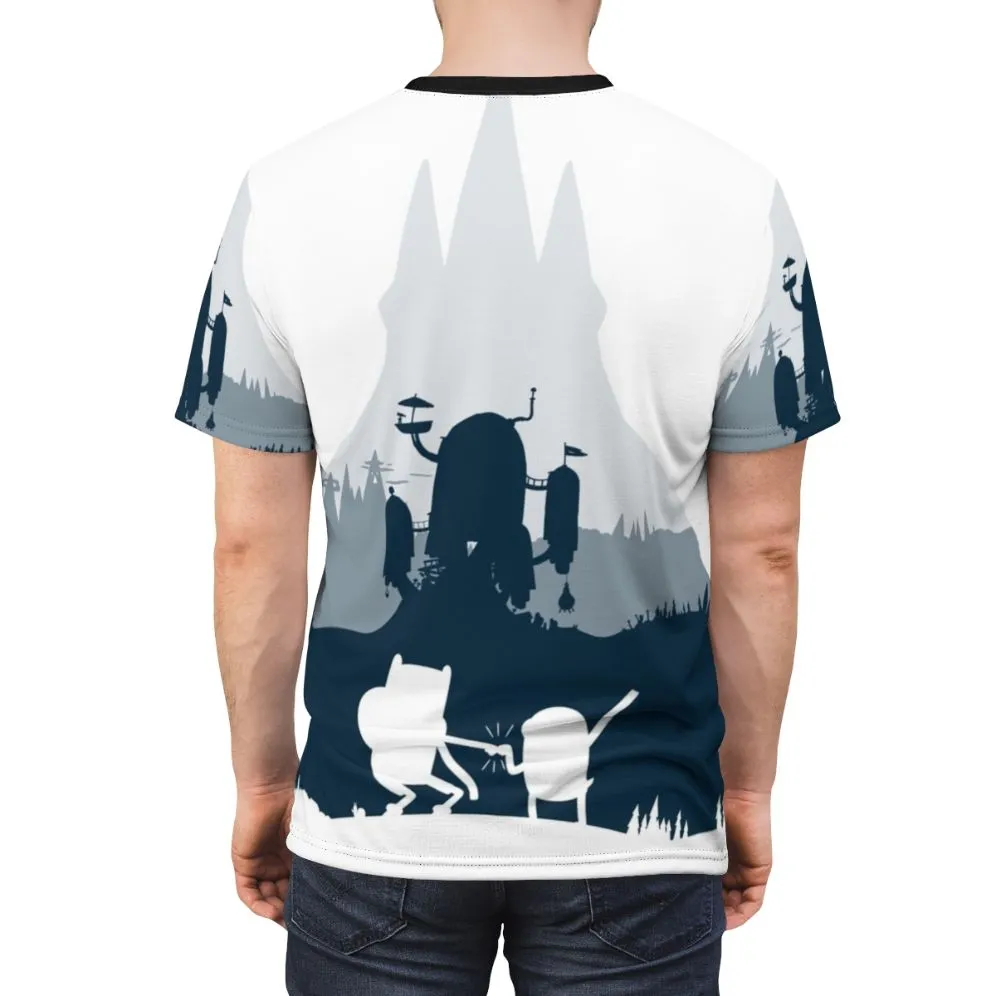 Adventure Time Inspired Ice King Silhouette T-Shirt