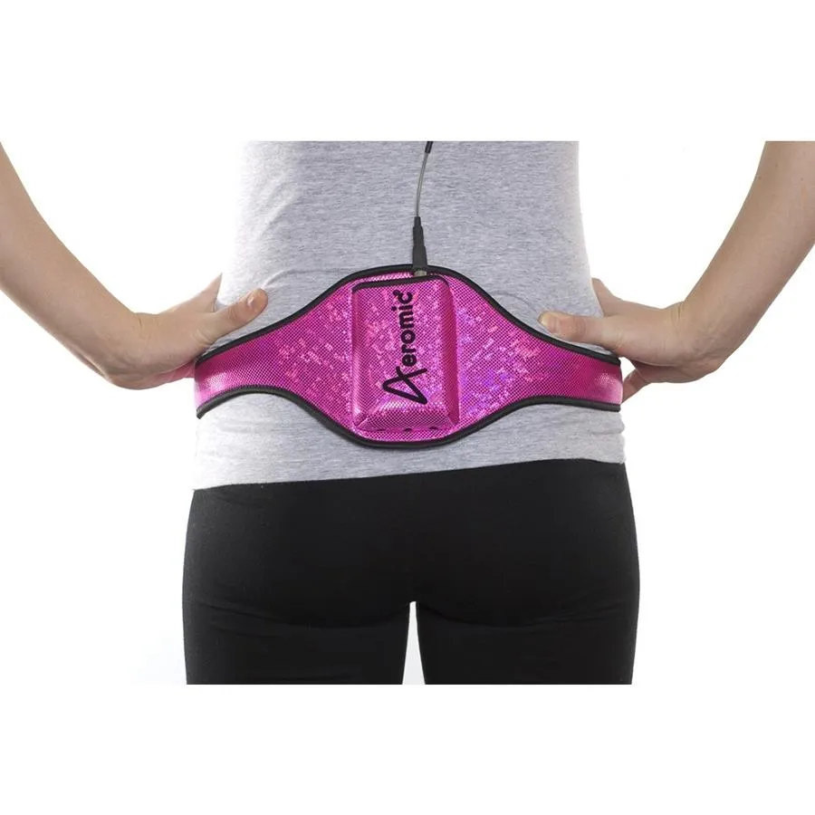 Aeromic Black Sparkle Mic Belt