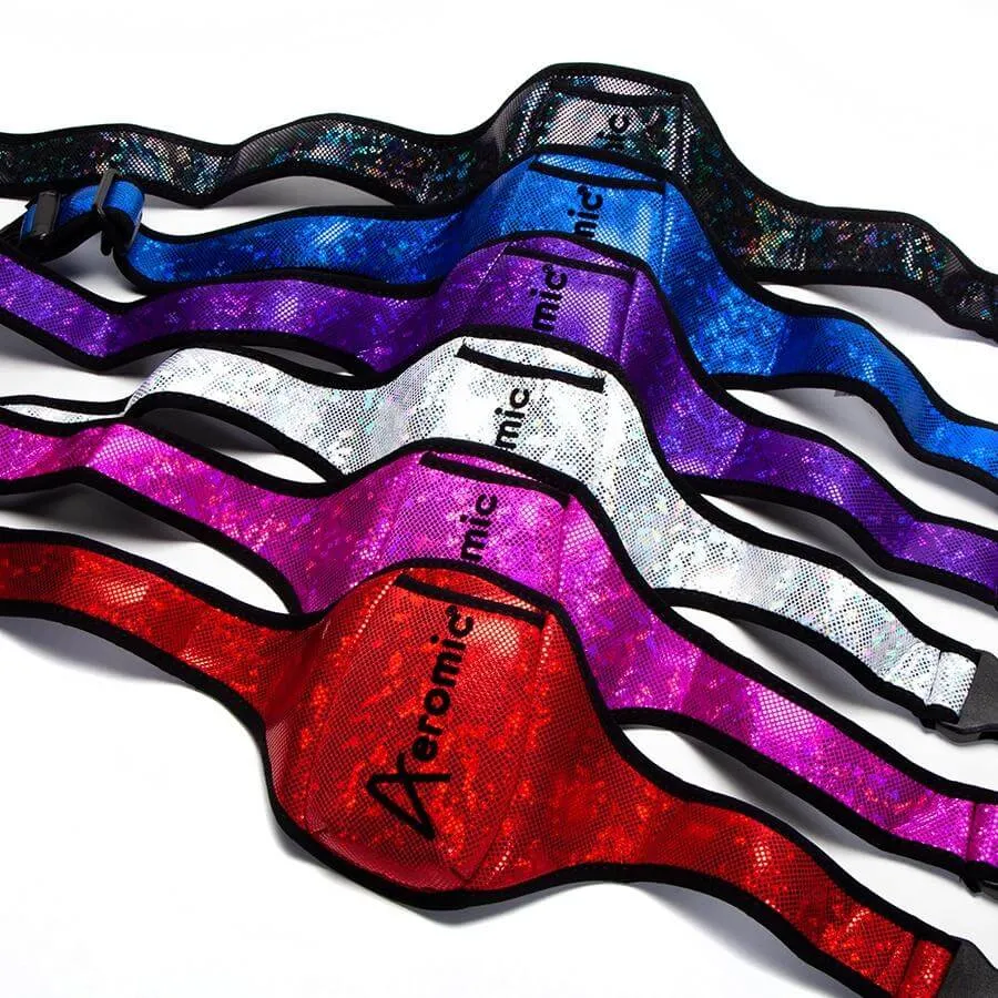 Aeromic Purple Sparkle Mic Belt