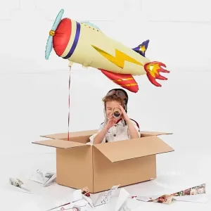 Airplane Balloons Birthday Balloons Large Helium Foil Balloon Plane Theme Lovely Cartoon Decor Aircraft Balloon Photo Props For Kids Boys