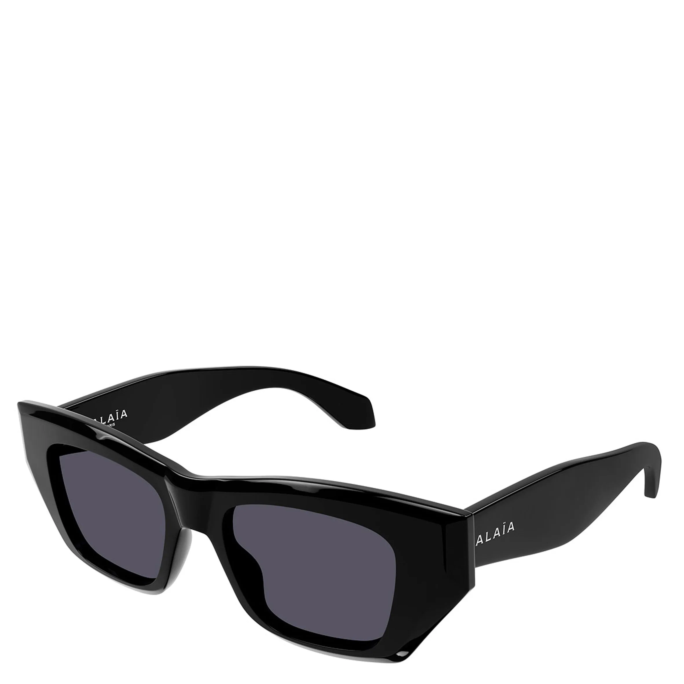 Alaïa AA0074S Square Cat-Eye Sunglasses, Black