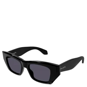 Alaïa AA0074S Square Cat-Eye Sunglasses, Black