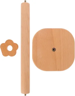 Alipis Scrunchie Holder Hair Tie Organizer Wooden Bracelet Stand Headband Holder Hair Accessories Display Rack for Claw Clip Dorm Bedroom Decor
