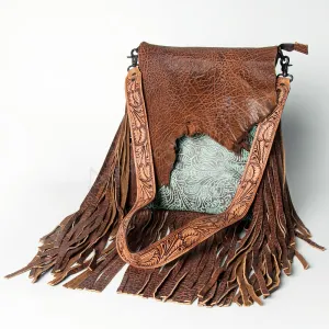 American Darling ADBGZ143A Cross Body Hair On Genuine Leather women bag western handbag purse