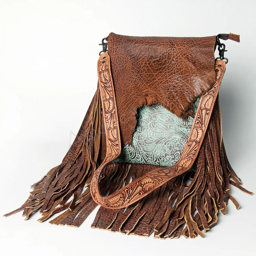 American Darling ADBGZ143A Cross Body Hair On Genuine Leather women bag western handbag purse