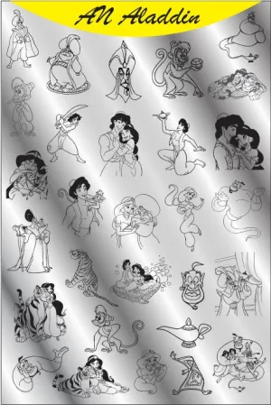 AN ALADDIN Stamping plate
