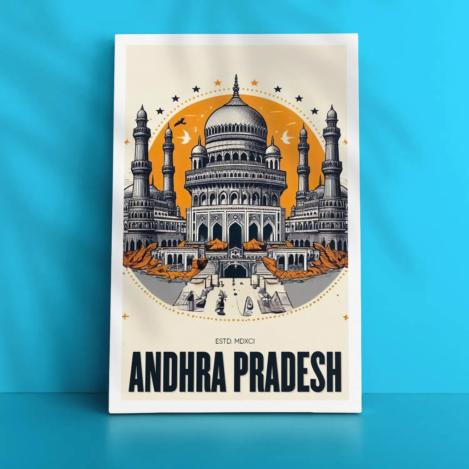 Andhra Pradesh Modern Wall Art
