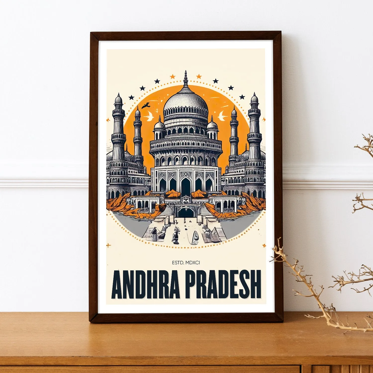 Andhra Pradesh Modern Wall Art