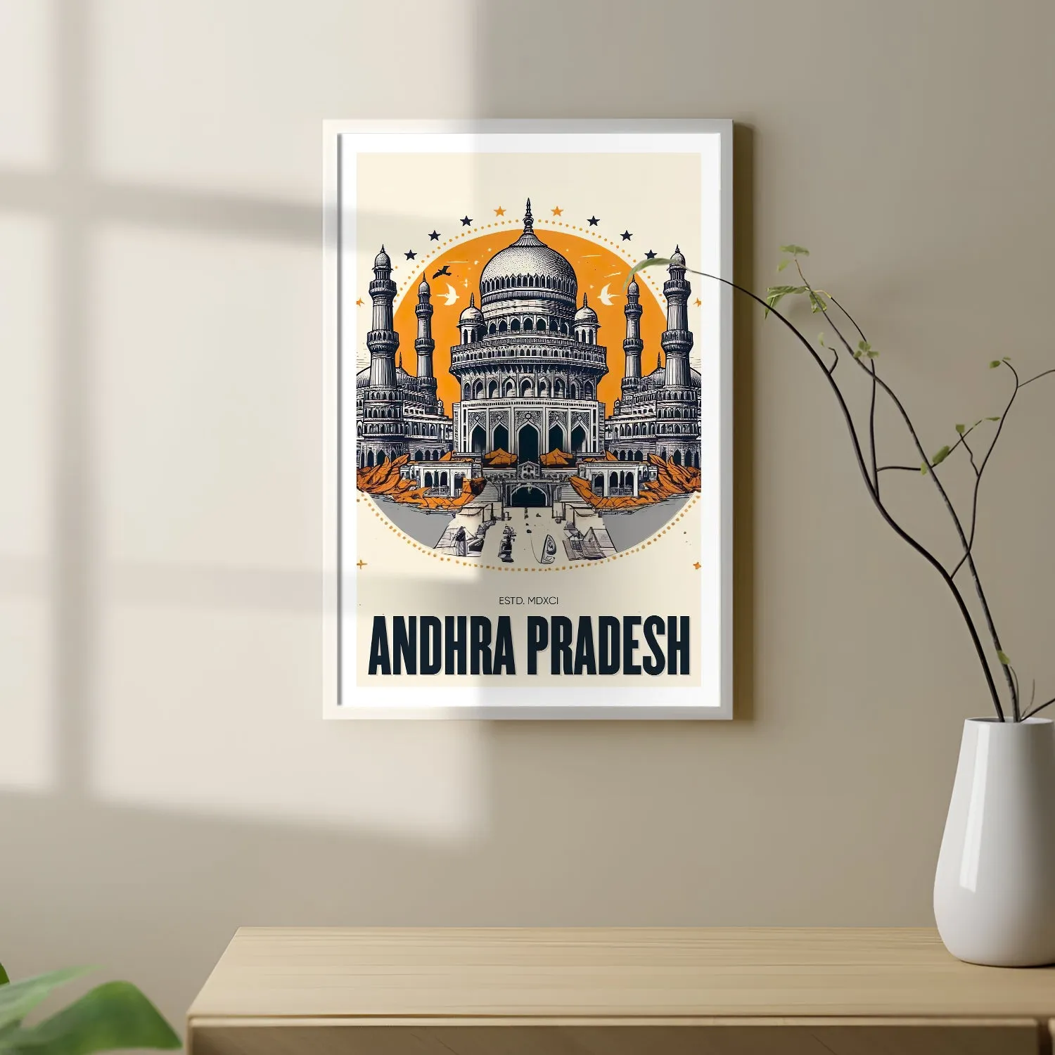 Andhra Pradesh Modern Wall Art