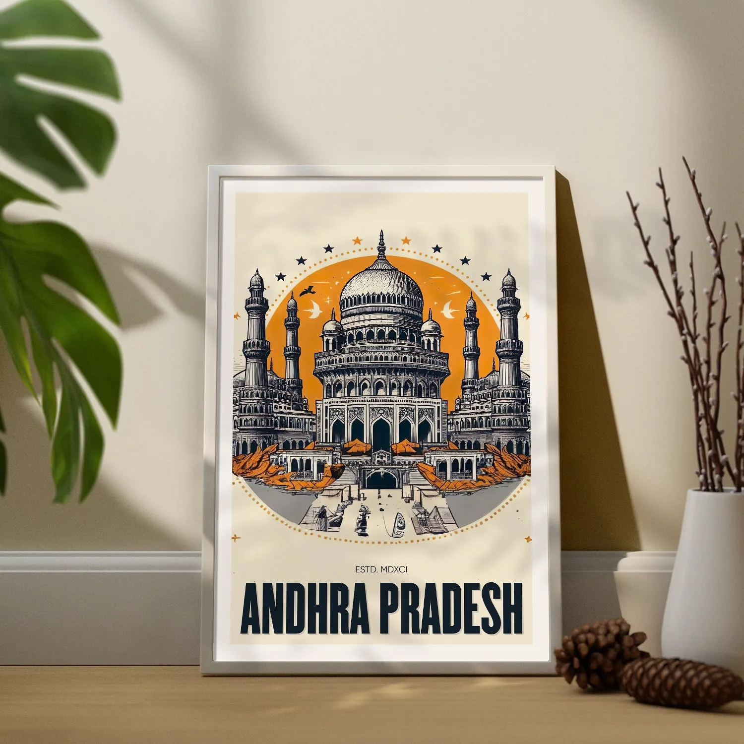 Andhra Pradesh Modern Wall Art