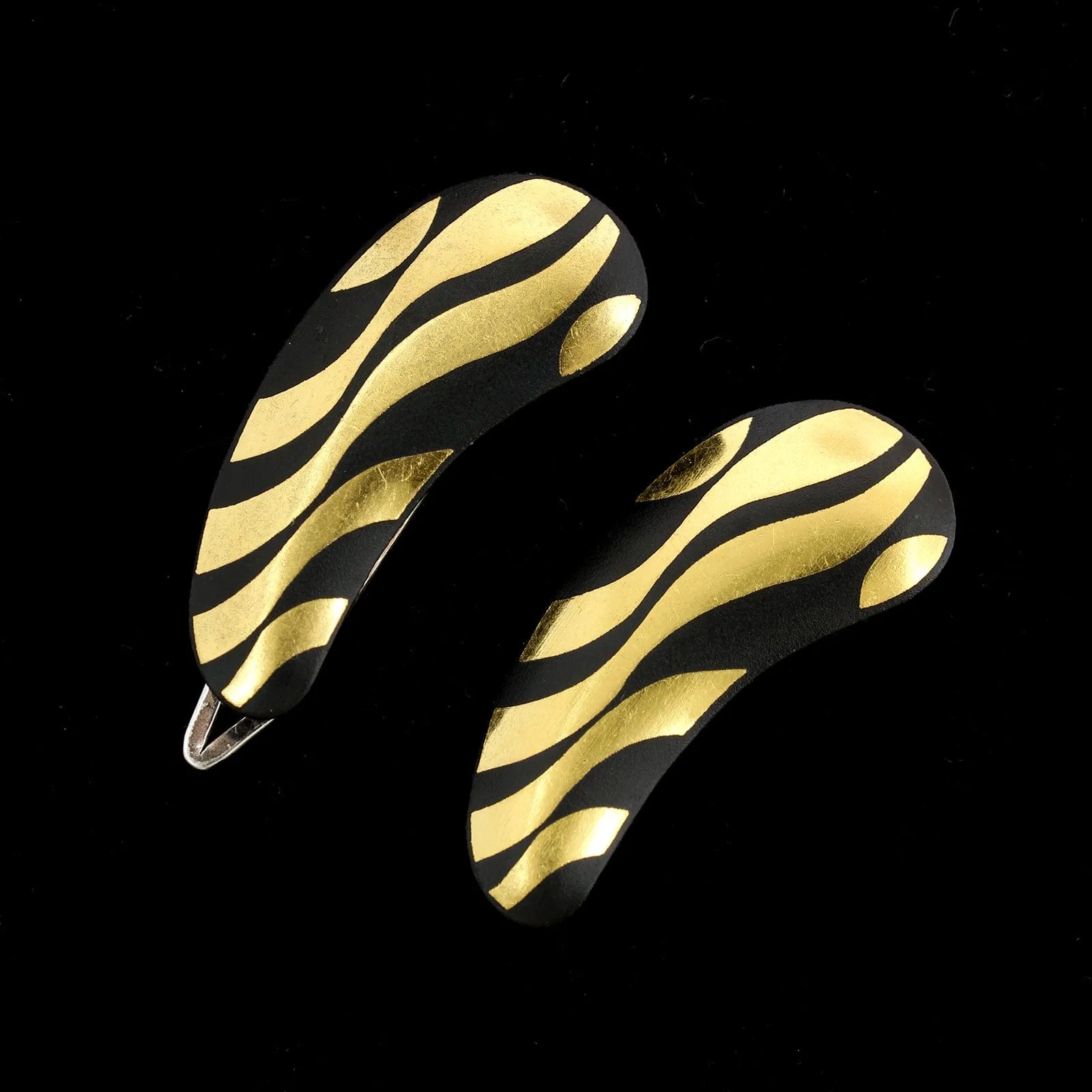 Angela Cummings for Tiffany & Co. Mixed Metal Estate Barrettes