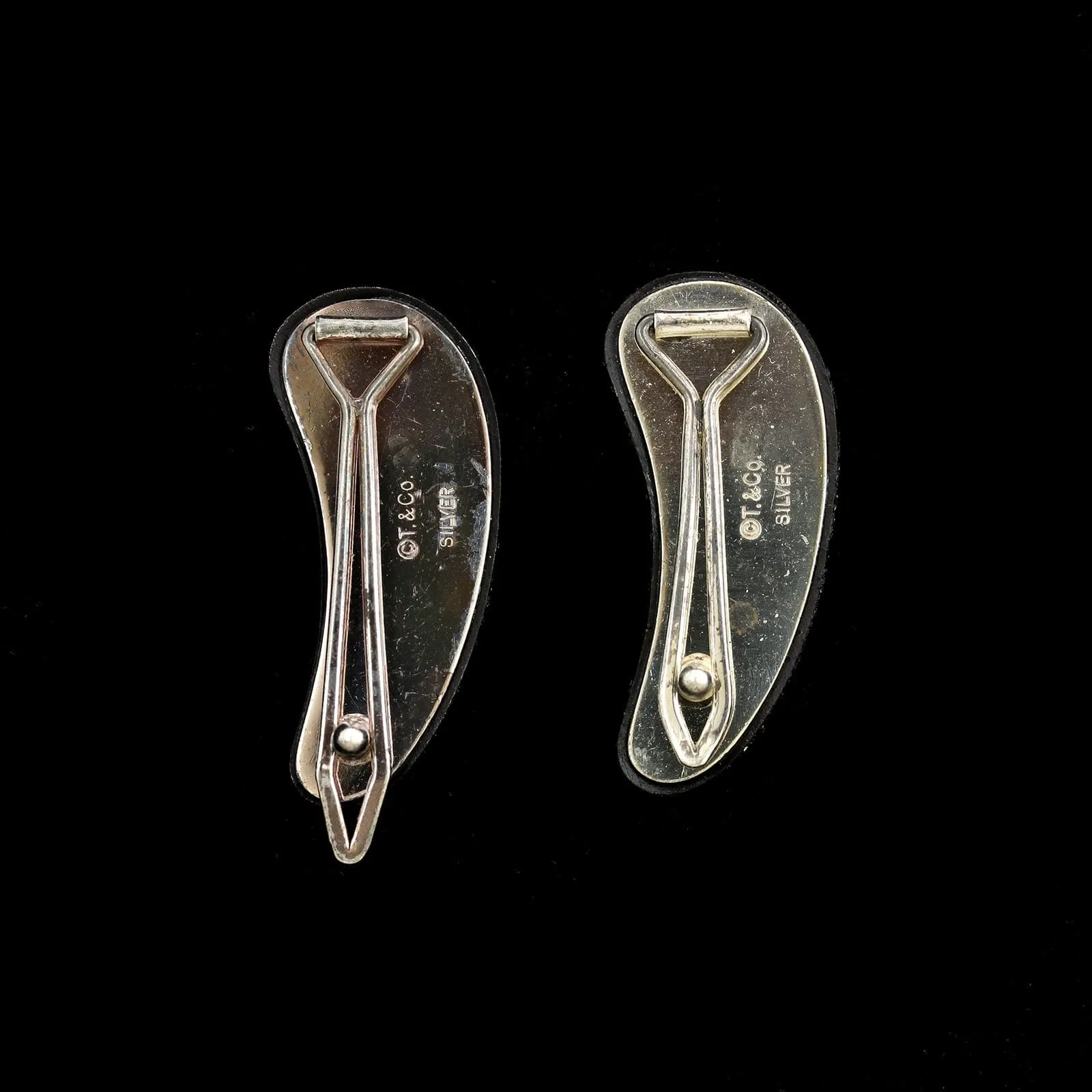 Angela Cummings for Tiffany & Co. Mixed Metal Estate Barrettes