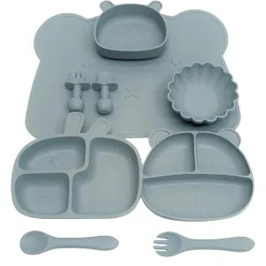 Animal Ears Baby Feeding Silicone Tableware Set