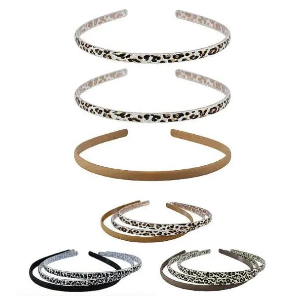 Animal Printed 3PC Headband Set 50958BG (12 units)