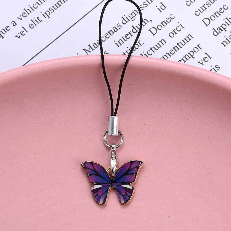 Animal Shape Charms Phone Strap Keychain