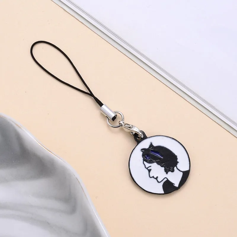 Animal Shape Charms Phone Strap Keychain