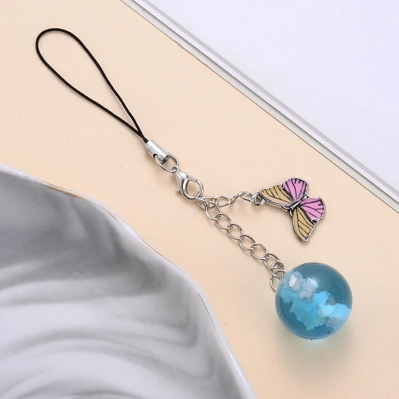 Animal Shape Charms Phone Strap Keychain