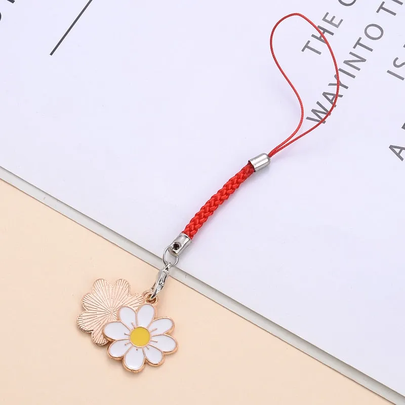 Animal Shape Charms Phone Strap Keychain