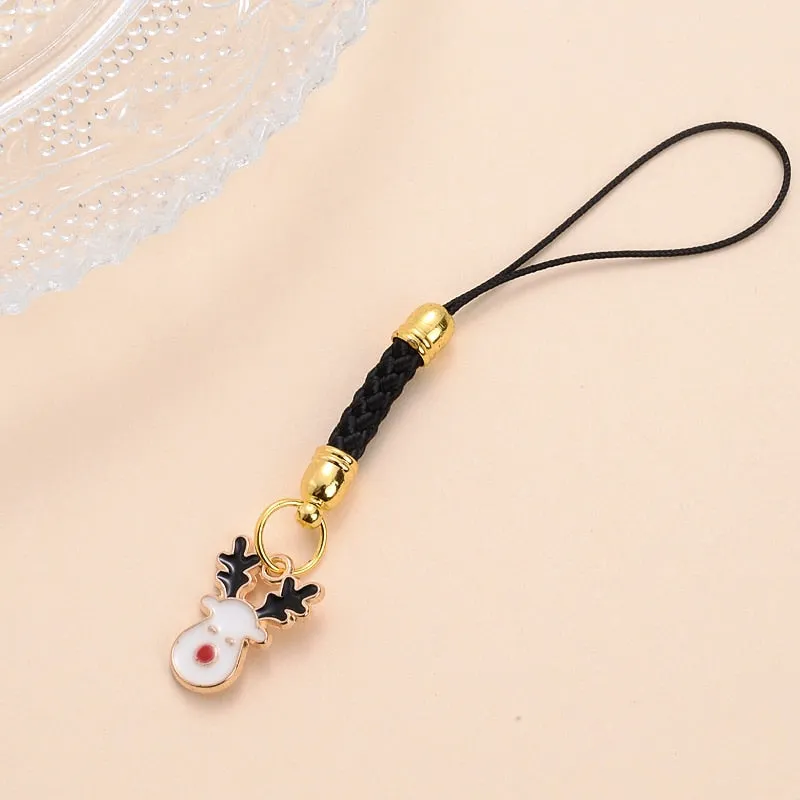 Animal Shape Charms Phone Strap Keychain
