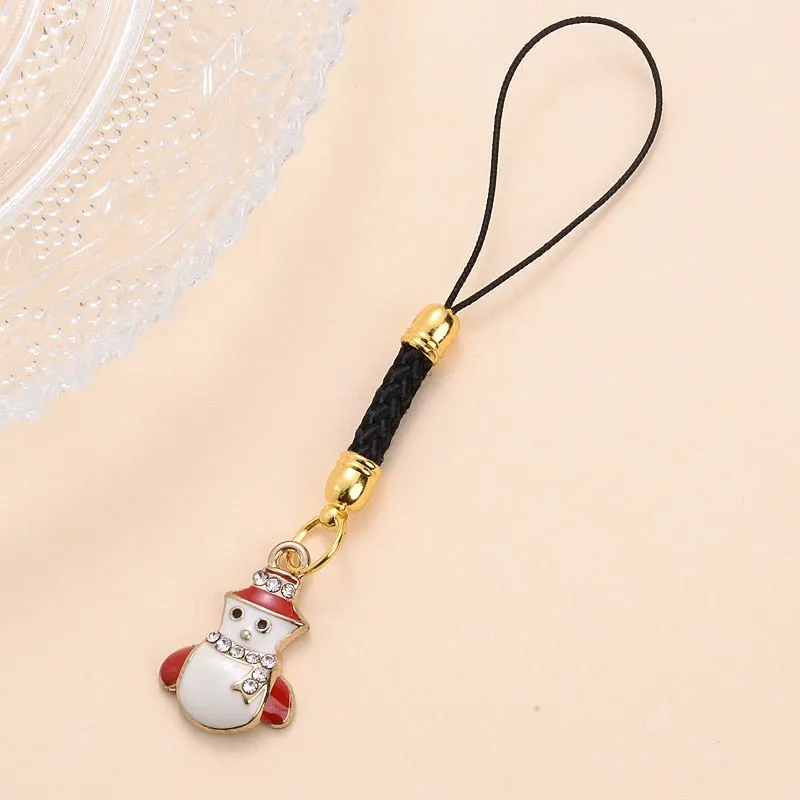 Animal Shape Charms Phone Strap Keychain