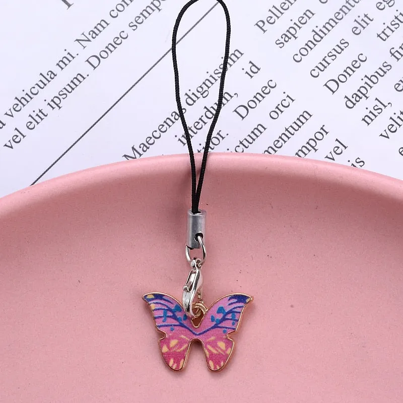 Animal Shape Charms Phone Strap Keychain