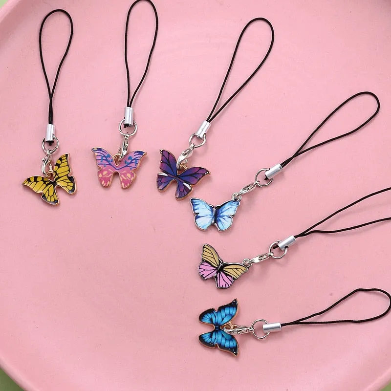 Animal Shape Charms Phone Strap Keychain