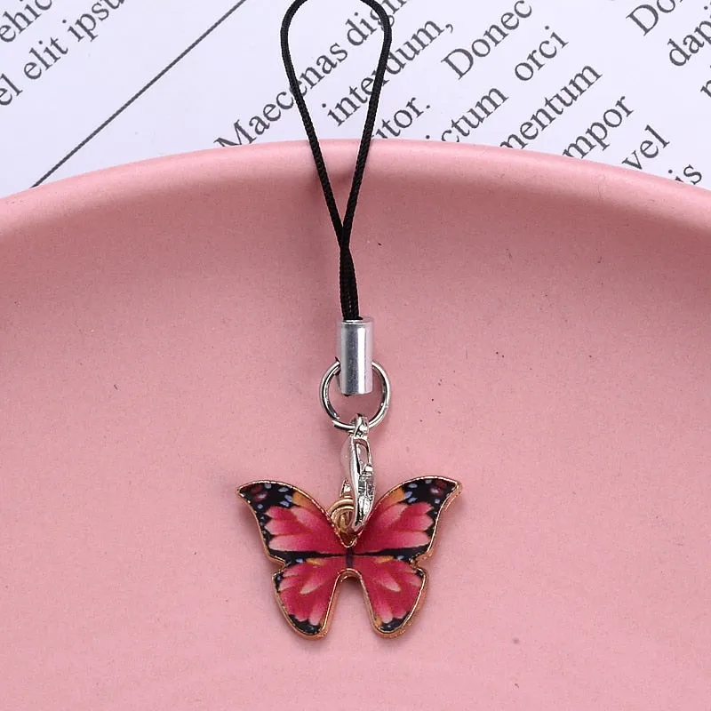 Animal Shape Charms Phone Strap Keychain