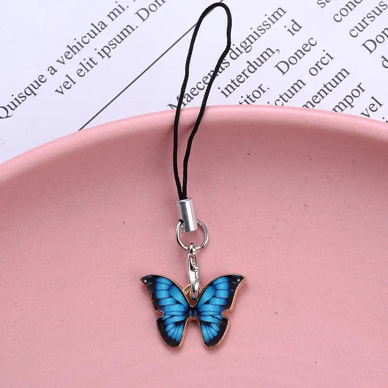Animal Shape Charms Phone Strap Keychain
