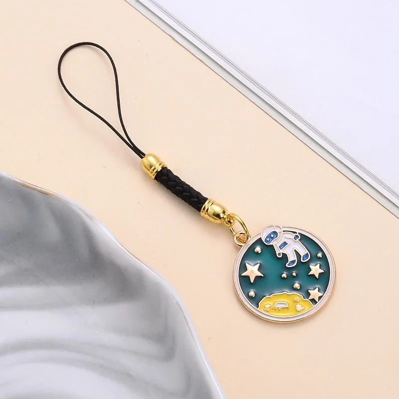 Animal Shape Charms Phone Strap Keychain