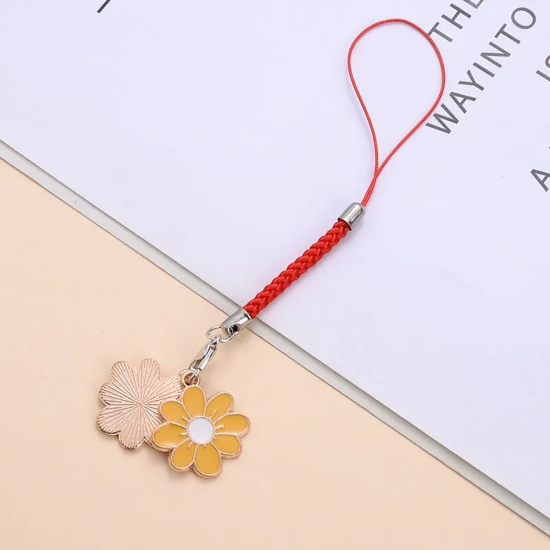 Animal Shape Charms Phone Strap Keychain
