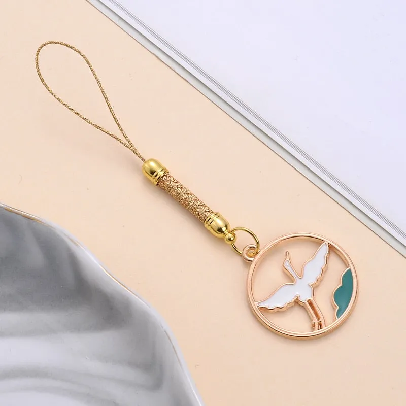 Animal Shape Charms Phone Strap Keychain