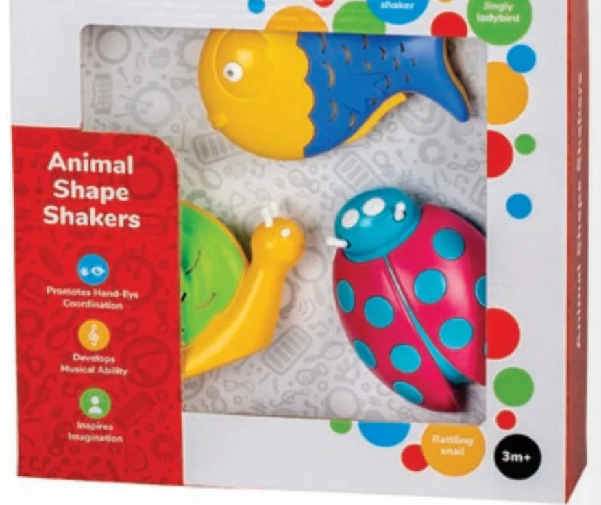 ANIMAL SHAPE SHAKERS