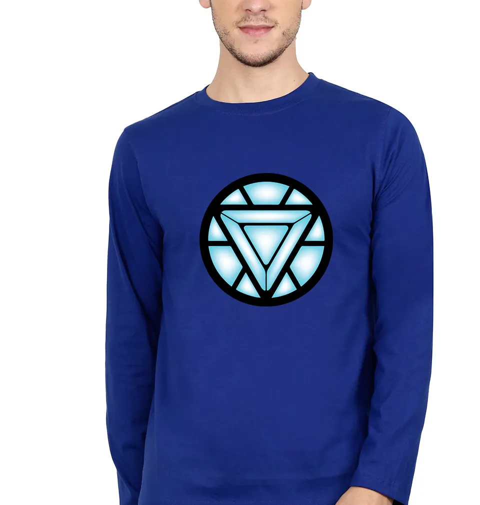 ARC REACTOR Iron Man Superhero Full Sleeves T-Shirt for Men