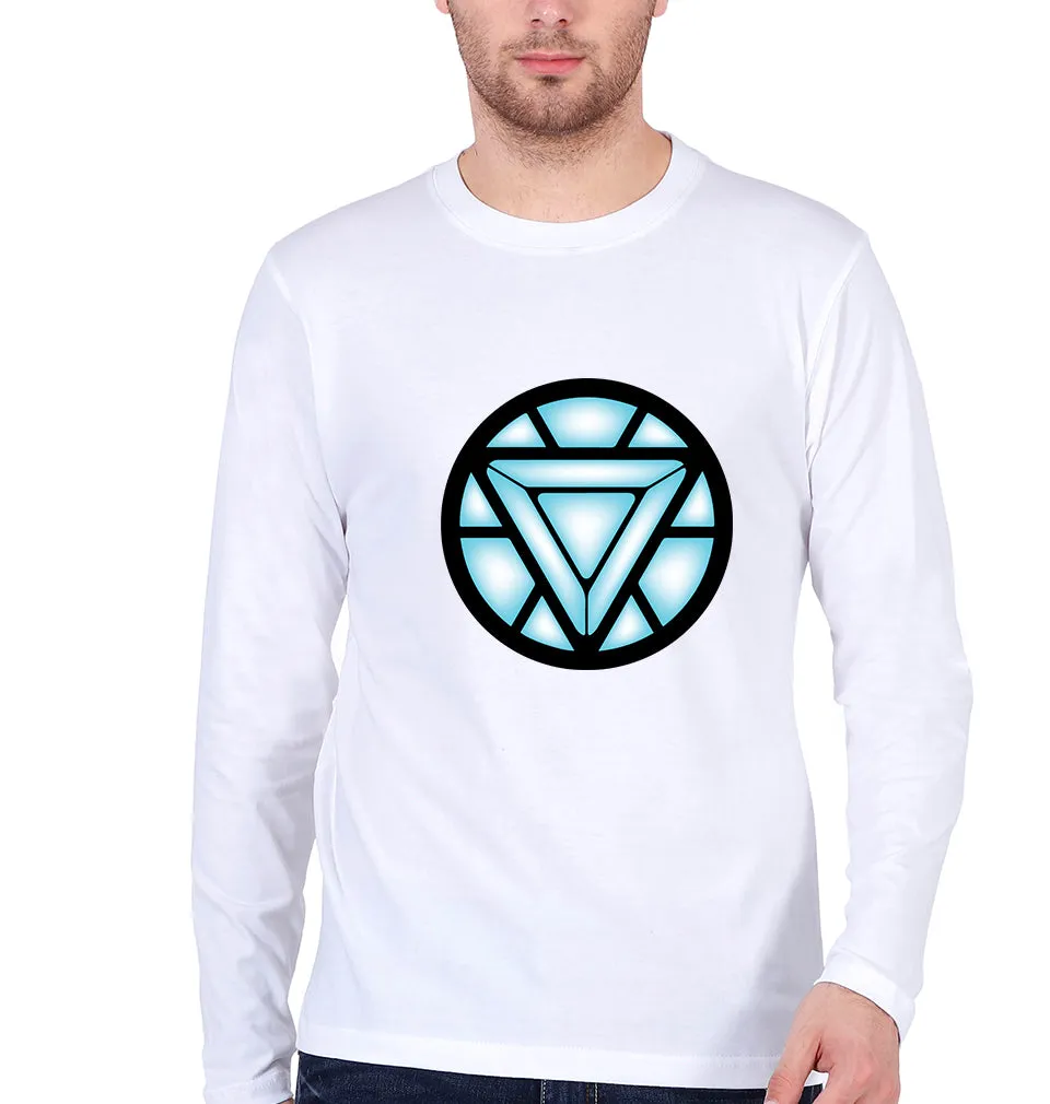 ARC REACTOR Iron Man Superhero Full Sleeves T-Shirt for Men