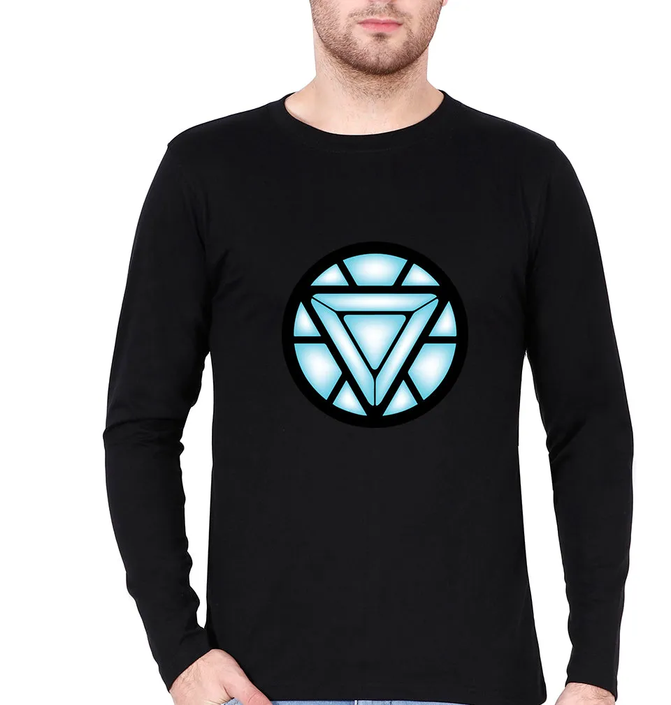 ARC REACTOR Iron Man Superhero Full Sleeves T-Shirt for Men