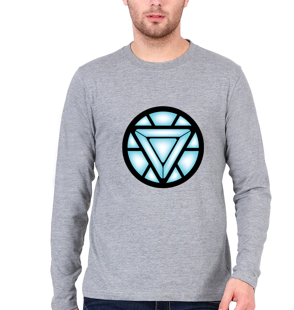ARC REACTOR Iron Man Superhero Full Sleeves T-Shirt for Men