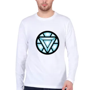 ARC REACTOR Iron Man Superhero Full Sleeves T-Shirt for Men