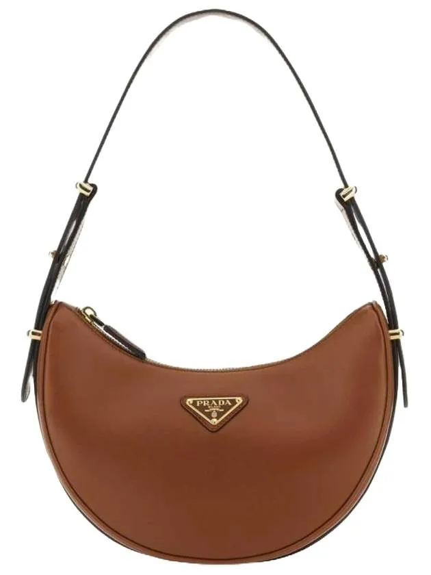 Arque Leather Shoulder Bag Cognac