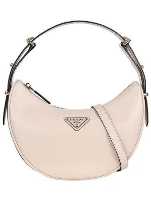 Arque Leather Shoulder Bag Pink